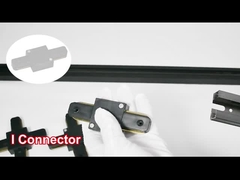 AC110-248V 2 van het de Schijnwerperspoorwegsysteem van het Draad de Vlakke Koper Zwarte Witte Kleur