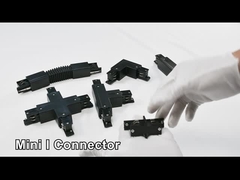 Vierkant spoorverlichtingsrailsysteem 4-draads plafondverlichtingsrailsysteem met drie circuits