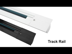 Vierkant koperen railverlichtingsrailsysteem met vier draden ingebed