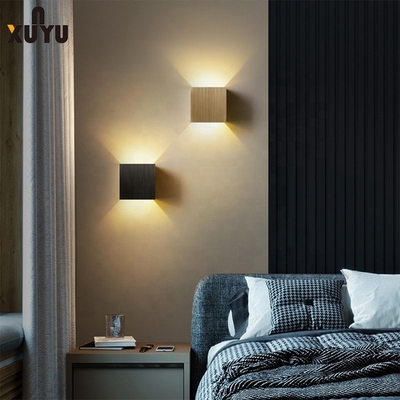 Veelkleurige Geborstelde Vierkante Muur Lichte 1080lm boven en beneden Verlichting