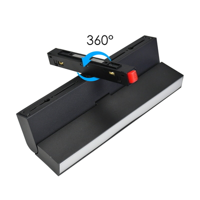 Laagspanning 48V magnetische railverlichting, verstelbare lineaire opvouwbare schijnwerper