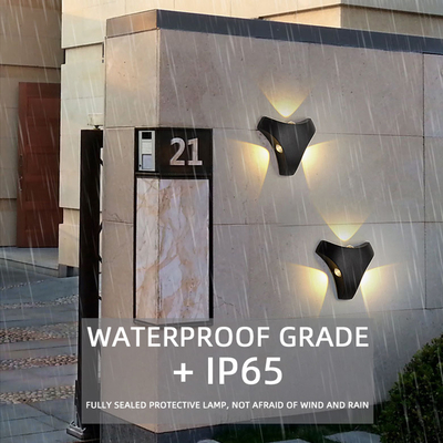 Creatieve Openlucht Waterdichte de Tuinmuur Lichte 9w van het Driehoekshotel