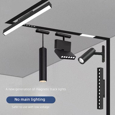 Het ingebedde de Lichten LEIDENE van het Maïskolf Lineaire Traliewerk Magnetisch Spoor Licht zwart wit van 48V