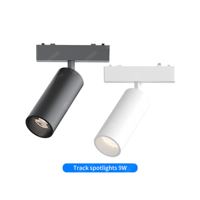 Oppervlak gemonteerd Ultra Thin 24V 48V Magnetisch spoorlicht Verstelbare hoek Spotlight