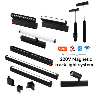 Ultra-dik magnetisch oppervlak gemonteerd spoor anti-kraak intelligent magnetisch licht