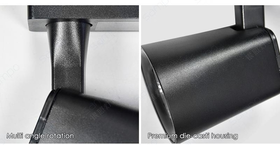 LEIDENE van 12W 20W 30W 40W Spoorschijnwerper 350 Horizontale Regelbaar