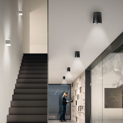 De Oppervlakte Plafond Opgezette 2700K E27/Maïskolf Geleide Downlight van de knopschakelaar