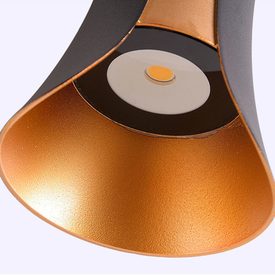 Zand Zwarte Cri80 6W Ip65 Waterdicht boven en beneden Lichtgevende Geleide Muurlampen