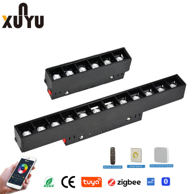 Het slimme Magnetische Spoor Lichte 6W van Tuya Wifi 48V leidde Lineaire Schijnwerper