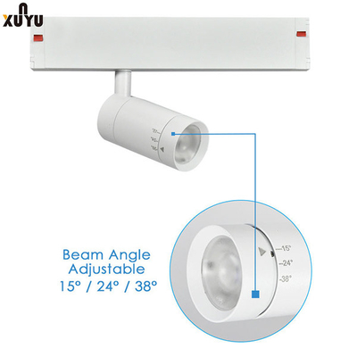 2700K-6000K van de LEIDENE Magnetische het Spoorverlichting Spoor Lichte 7W 9W Schijnwerper