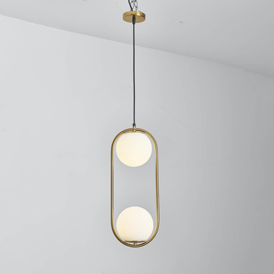 Dubbel Geleid van de Tegenhangerlichten van 4000K 6000K Decoratief de Melkwit