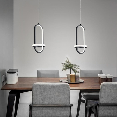 AC 220V de Tegenhanger Licht 200*380mm Enig Hoofd van het Slaapkamerplafond