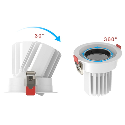 Witte Kleur 12W 15W 24W 30W 35w Dimbare Badkamer Downlights Verstelbare Hoek