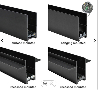 Het aluminium zette Magnetische Opgezet LEIDEN van het Spoorspoor Oppervlakte Magnetisch Spoorlicht in een nis
