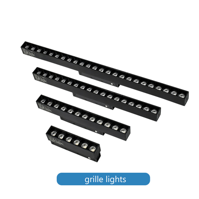 Zwart 6w 12w 18w Magnetic Track Spotlight Commercieel Smart Geen Master Light