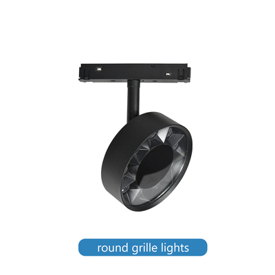 9w Ronde Magnetische Track Spotlight Woonkamer Home Verlichting Grille Lamp