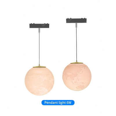 3000K Magnetische gloeilamp kroonluchter 6Watt 360° Maan Aarde kroonluchter