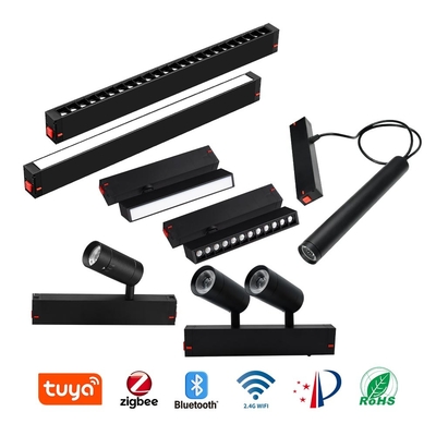 Ingebouwde magnetische LED dubbel hoofd spoor licht COB 4000K 6000K schijnwerper