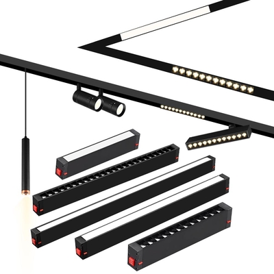 Hoogspanning 220V Magnetisch spoorlicht Ingebed Intelligent Led Spotlight Floodlight