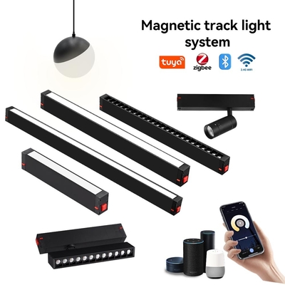 2.4G Intelligente dimming en kleuraanpassing Magnetisch spoorlicht Grille licht