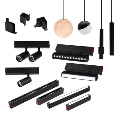 Hoogspanning 220V Magnetisch spoorlicht Intelligent dimmen Kleur Spotlight Spoorlicht